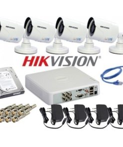 Trọn Bộ Camera Hikvision 4 Mắt 1.0mp