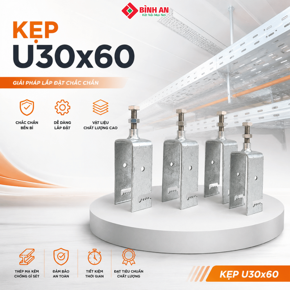 Kẹp U30x60